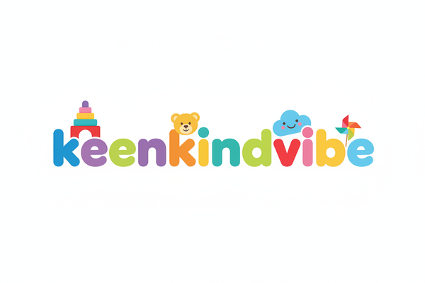 生成带keenkindvibe的logo，主题是玩具，背景白色